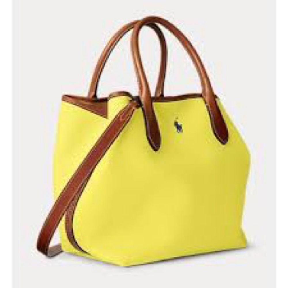 POLO RALPH LAUREN BELLPORT MEDIUM CANVAS TOTE